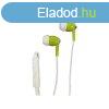 Falcon vezetkes headset, flbe dughat flhallgat, zld, Y