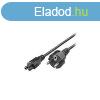Hlzati tpkbel, noebookhoz, fldelt, C5, 1,5 m, EQUIP, fe