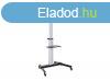 EQuip Rotate TV Cart 37-86" Black/White