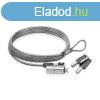 ACT AC9040 Wedge Laptop Lock with keys