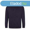 Just Hoods cipzros kapucnis frfi pulver AWJH050, Oxford N