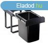 EKOTECH - Beépíthető hulladékgyűjtő ALADIN BLACK BIO - 1 x 1