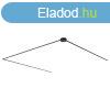 Modern fekete snrendszer 1 fzis, 600 cm, kerek tpegysgg