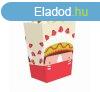 Indin Party papr popcorn doboz 19 cm 4 db-os