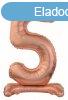 Rose Gold 5-s szm flia lufi talppal 74 cm