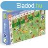 Megfigyeltet puzzle - Kisbartok a kertben, 35 db-os - Litt