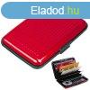 Alumínium kártyatartó, piros