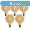 5 darabos E27-es dimmelhet LED izzkszlet spirlizzszlla