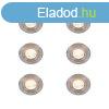 6 darabos modern, sllyesztett spotlmpa kszlet, acl, kere
