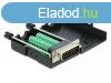 DeLock D-Sub15 male to Terminal Block with Enclosure