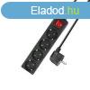 ACT Power Strip with Illuminated Switch Hálózati Elosztó Kap