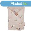 EKO Takar pamut ktoldalas My farm Powder pink 75x75 cm