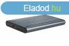 Gembird E2-U3S-6-GR USB3.1 Enclosure Aluminium with USB Type