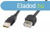 Assmann USB extension cable, type A 3m Black