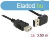 DeLock Extension cable EASY-USB 2.0 Type-A male angled up / 
