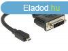 DeLock HDMI Micro-D Stecker > DVI-I (Dual Link) (24+5) Bu