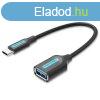 Vention USB 3.1(Gen 1) C Male to A Female OTG Cable 0,15m Bl