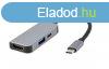 Gembird A-CM-COMBO3-02 USB Type-C 3-in-1 Multi-Port Adapter 