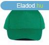 KP116 t paneles pamut baseball sapka K-UP, Kelly Green-U