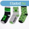 Minecraft Creeper gyerek zokni 27/30