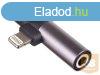 AKYGA Adapter AK-AD-63 Lightning m / Lightning f / Jack 3.5 