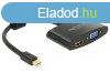 DeLock Adapter mini Displayport 1.1 male > HDMI / VGA fem