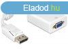 DeLock Adapter Displayport 1.2 male > VGA female White