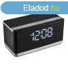Platinet PMGC10A Bluetooth Speaker + Clock Black