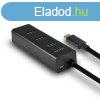 AXAGON HUE-S2C USB-C 3.1 Charging Hub Black