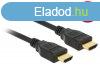 DeLock HDMI + Ethernet male/male sszekt kbel 4K 1m