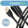 AXAGON ADR-215 USB Repeater Cabel 15m Black
