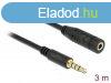 DeLock Stereo Jack Extension Cable 3.5mm 4 pin male to femal