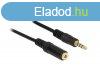 DeLock Extension Cable Audio Stereo Jack 3.5mm male / female
