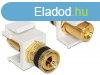 DeLock Keystone module binding post > thread nut Black