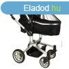 Elasztikus sznyoghl babakocsihoz 140cm - fekete