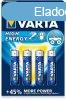 VARTA Longlife Power AAA alkáli mikroelem, 1,5V, 4 db/csomag