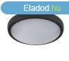 LED ROUND MENNYEZETI LMPA BRLED 12W FEKETE IP54 95BRLED12BL