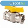 MOFÉM Flexum nikkelezett golyóscsap gázra 3/4" BB
