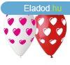 Szv Heart lggmb, lufi 5 db-os 12 inch (30 cm)