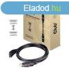 Club3D HDMI 2.0 4K60Hz UHD 360 Degree Rotary cable 2m Black