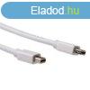 ACT AK3961 Mini DisplayPort cable Male-Male 2m White