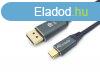 EQuip USB-C to DisplayPort 8K/60Hz cable 1m Black