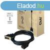 Club3D DVI-D (Dual Link) to HDMI 1.4 Cable M/F 2m Black
