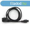 Gembird Notebook Hálózati tápkábel 1,8m Black