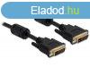 DeLock Cable DVI 24+5 male > DVI 24+5 male 5m Black
