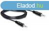 DeLock audio kbel, DC jack 3,5 mm apa / apa, 2,5m Black