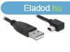 DeLock Cable USB 2.0-A male > USB mini-B 5pin male angled