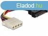 DeLock Power Cable SATA 15 pin female > 4 pin female 0,12