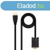 HDMI?VGA Adapter NANOCABLE 10.15.4348 Fekete 1,8 m MOST 9196