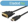 HDMI Kábel Equip 119322 Fekete 2 m MOST 7819 HELYETT 4390 Ft